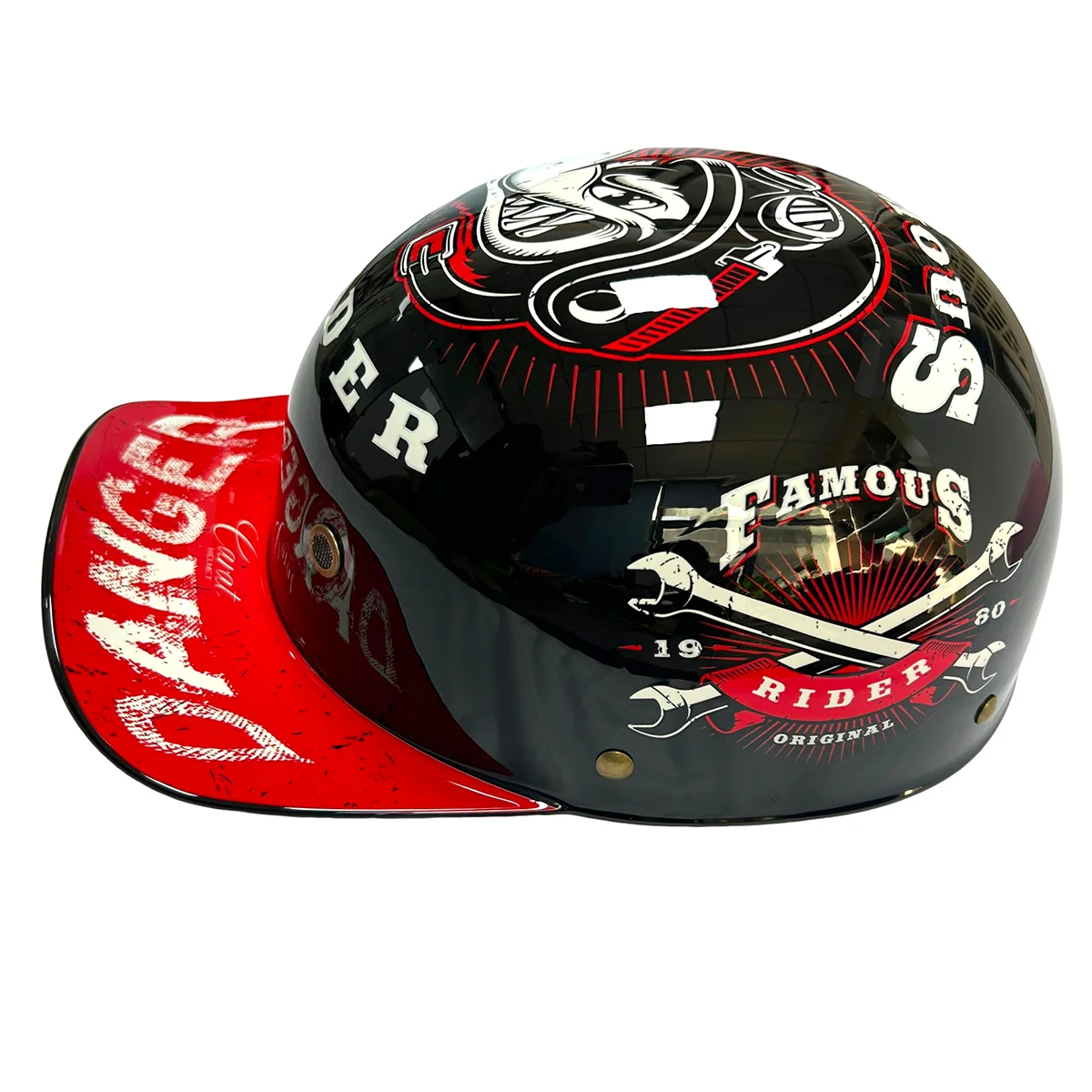 Lightweight Half Helmet | Windproof Baseball Cap Style for Riders