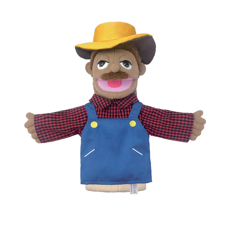 Cartoon Profession Series Plush Hand Puppets | Fun & Engaging Dolls