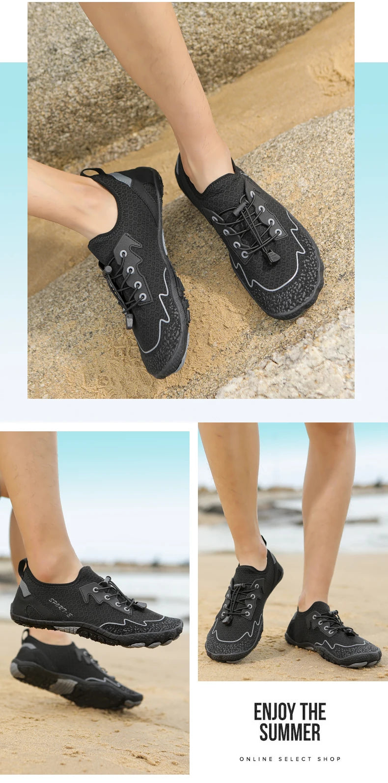 Unisex Quick-Drying Barefoot Wading Shoes | Non-Slip Water Sports