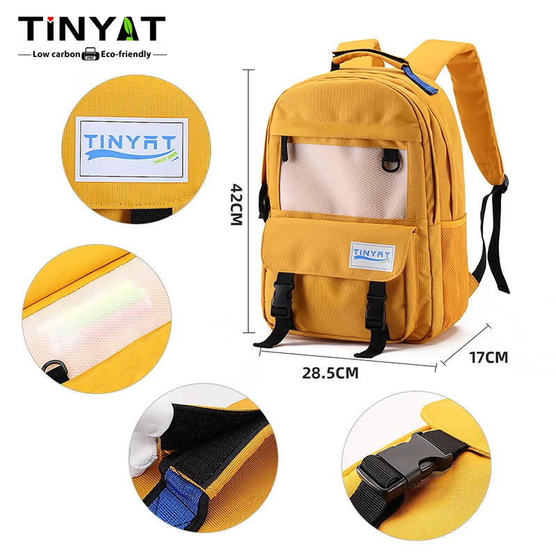 Durable Multi-Color Polyester Backpack | Spacious Casual Bag