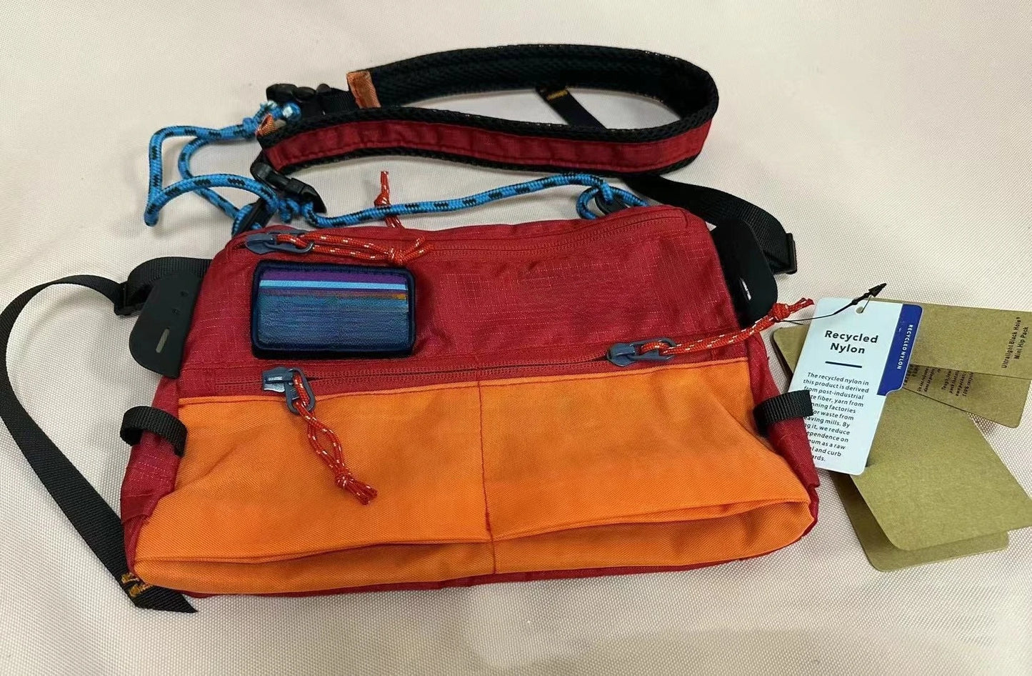 New Bata men's and women's sports envelope bag, fishing bag, versatile shoulder bag, workwear, mobile phone, small shoulder bag