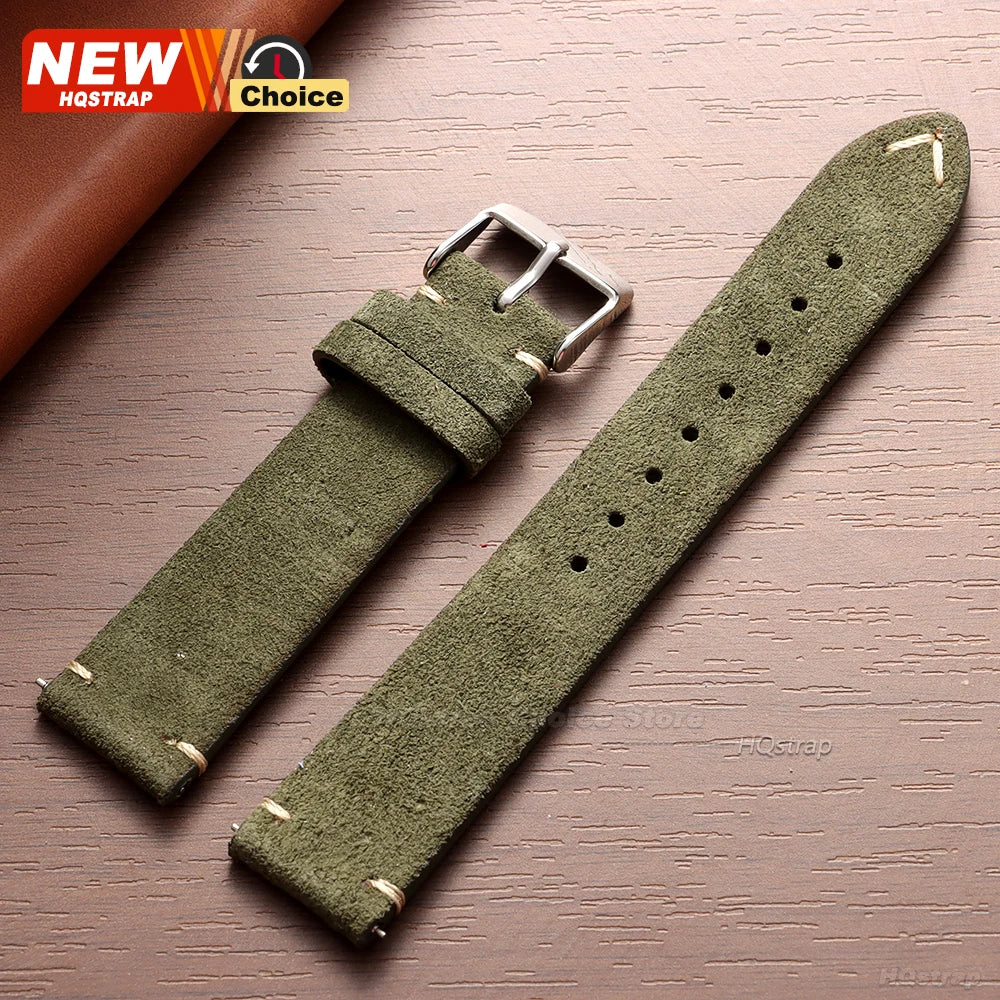 Soft Suede Watch Straps | Adjustable Quick Release Bands for Watches