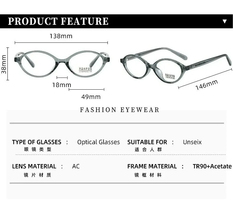 Oversize Round Reading Glasses | Anti Blue Light Eyewear 2026