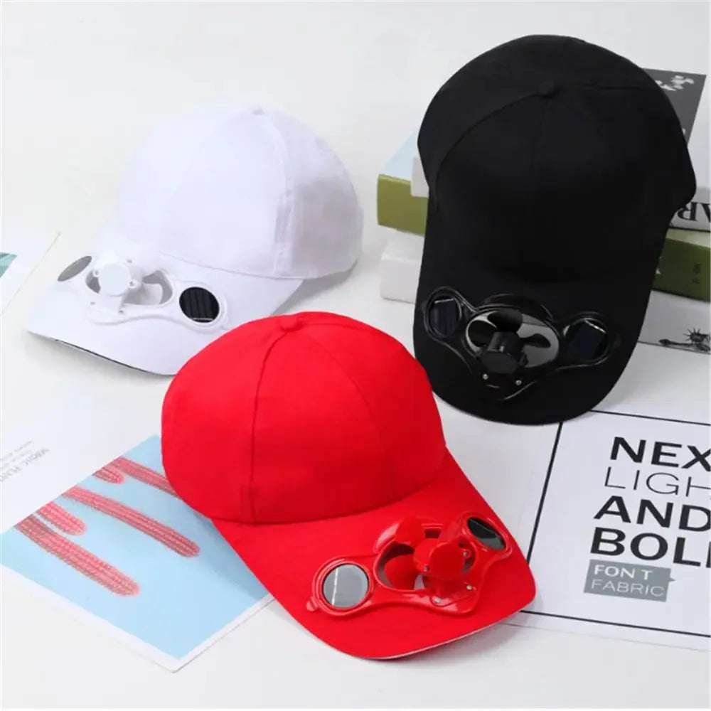 Solar Fan Cap | Lightweight UV Protection Baseball Hat for Summer
