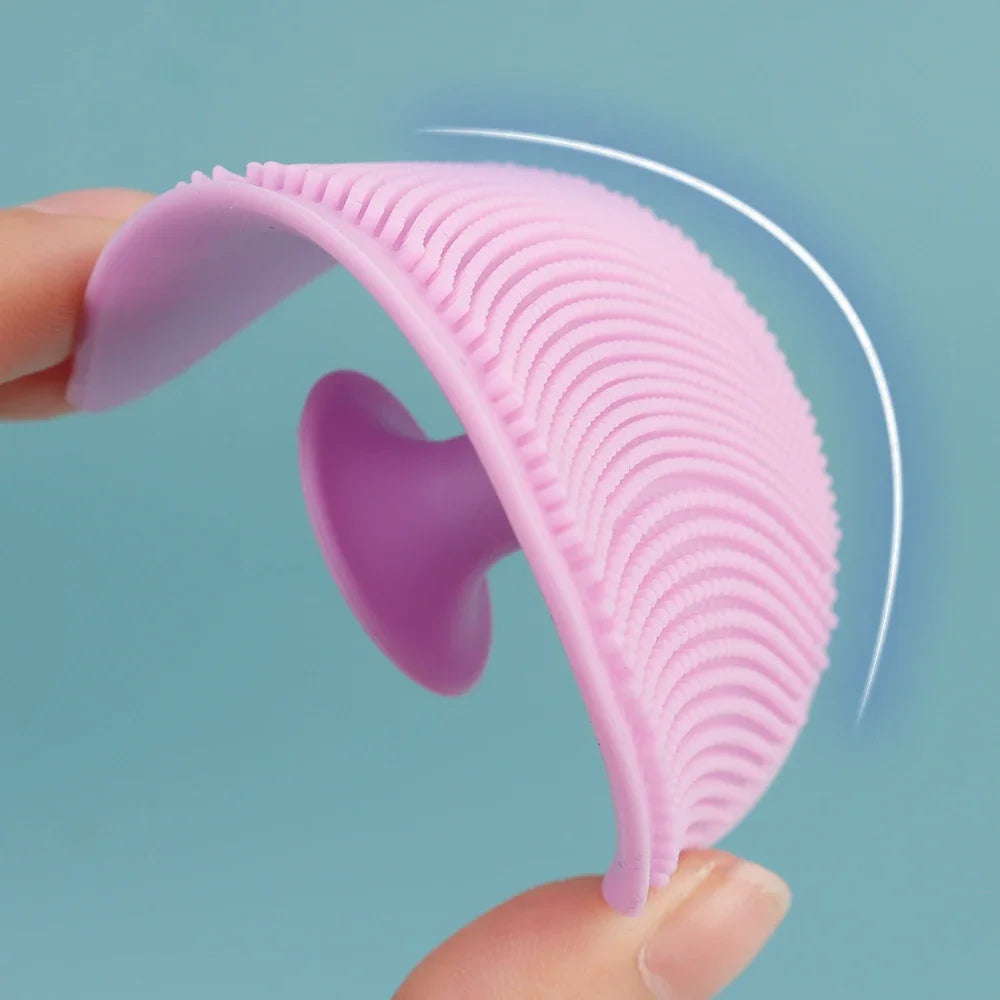 Soft Silicone Face Cleansing Brush | Gentle Skin Massager