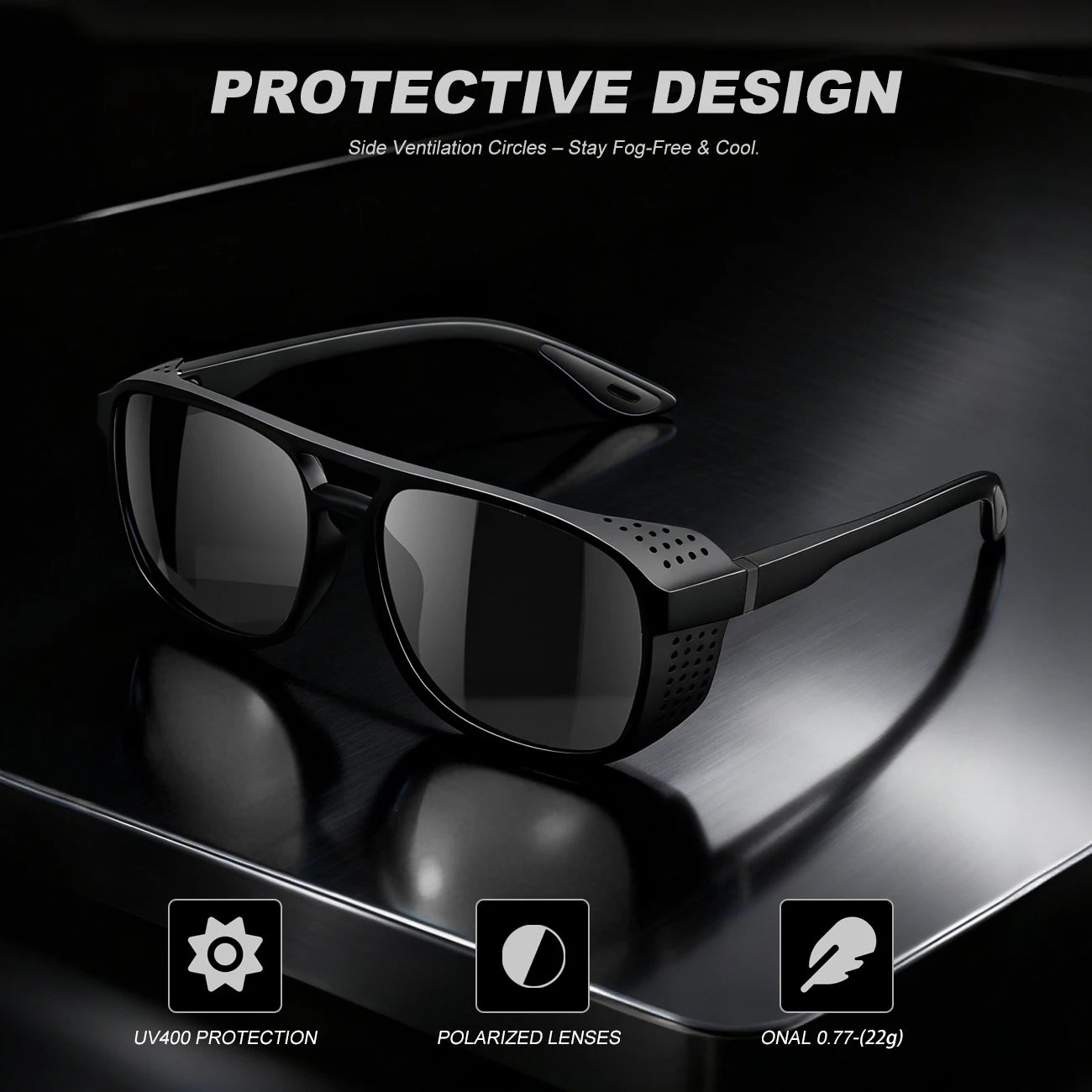 Polarized Sports Sunglasses | Lightweight UV400 Protection for Outdoor Fun