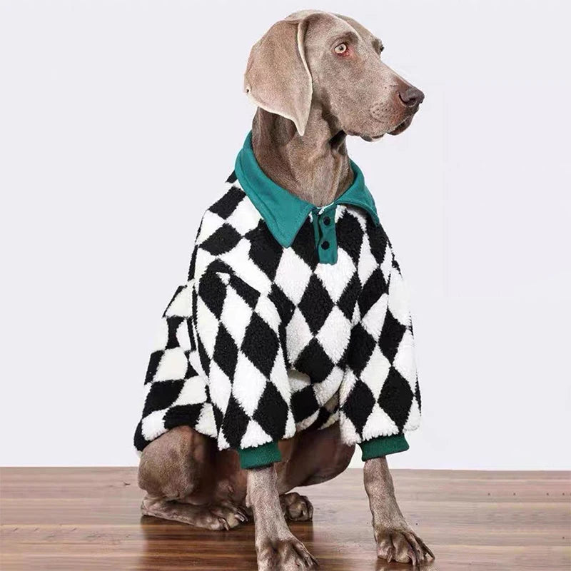 Chaquetas gruesas de forro polar de cordero para mascotas para invierno | Abrigos elegantes para perros