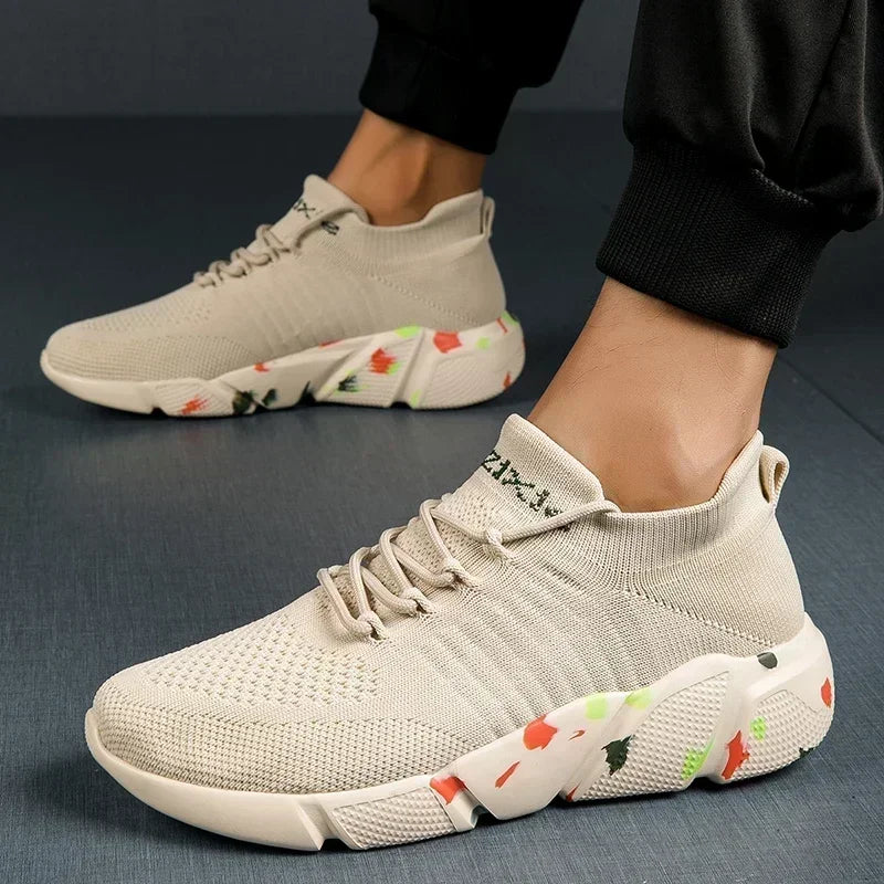 Men's Breathable Sneakers | Comfortable Casual Walking Shoes