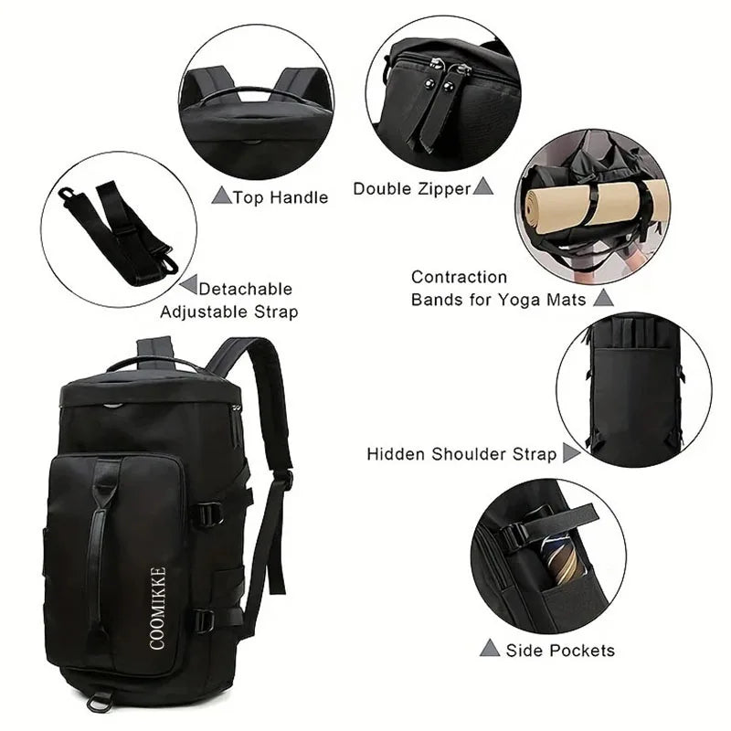 Versatile Neutral Travel Backpack for Adventures | Unisex Style