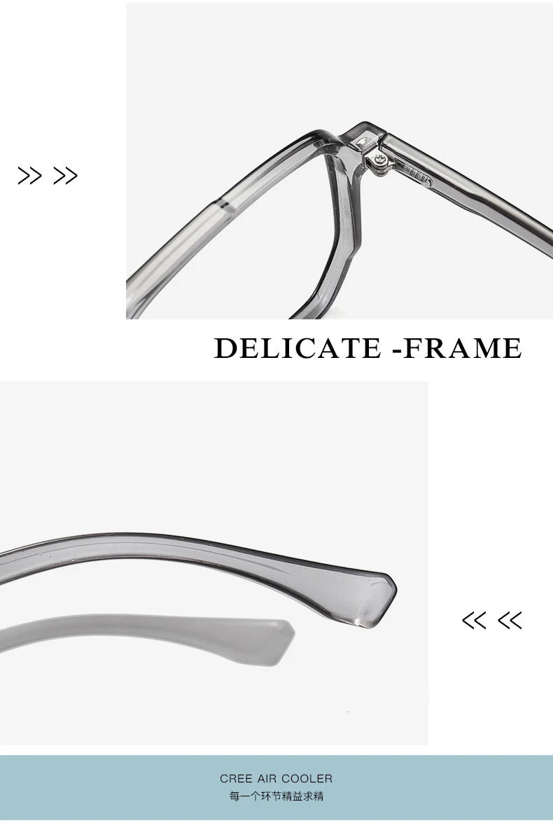 Myopia Eyeglasses with Anti Blue Light & Photochromic Lenses