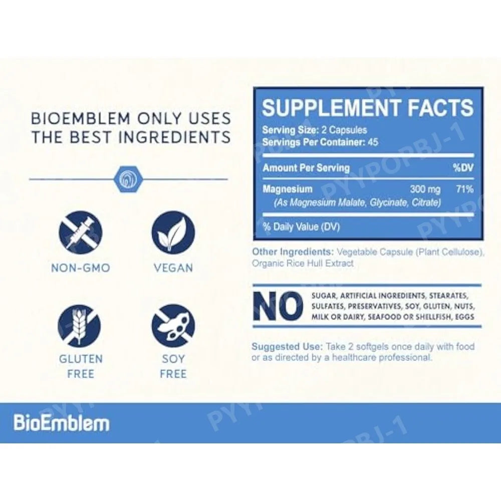 Triple Magnesium Complex | High Absorption Vegan Supplement