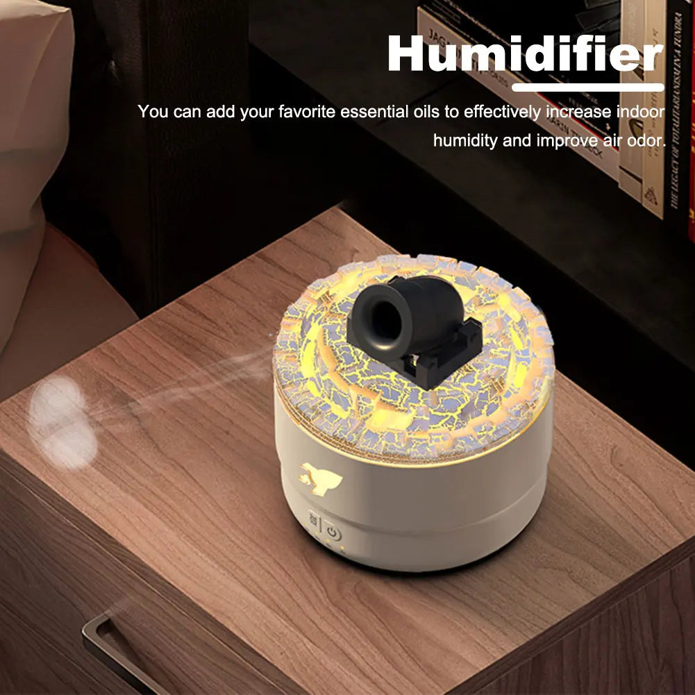 Volcanic Crack Air Humidifier & Aroma Diffuser | Relaxing Ambiance
