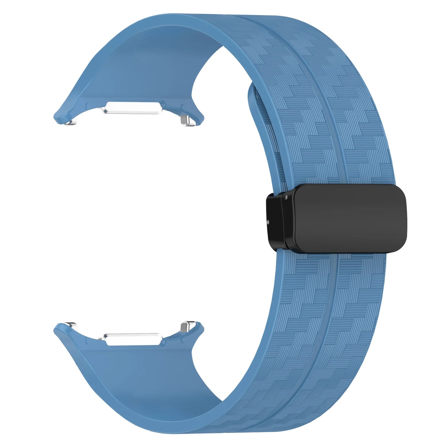 Silicone Sport Strap for 47mm Smartwatch | Magnetic Folding Clasp