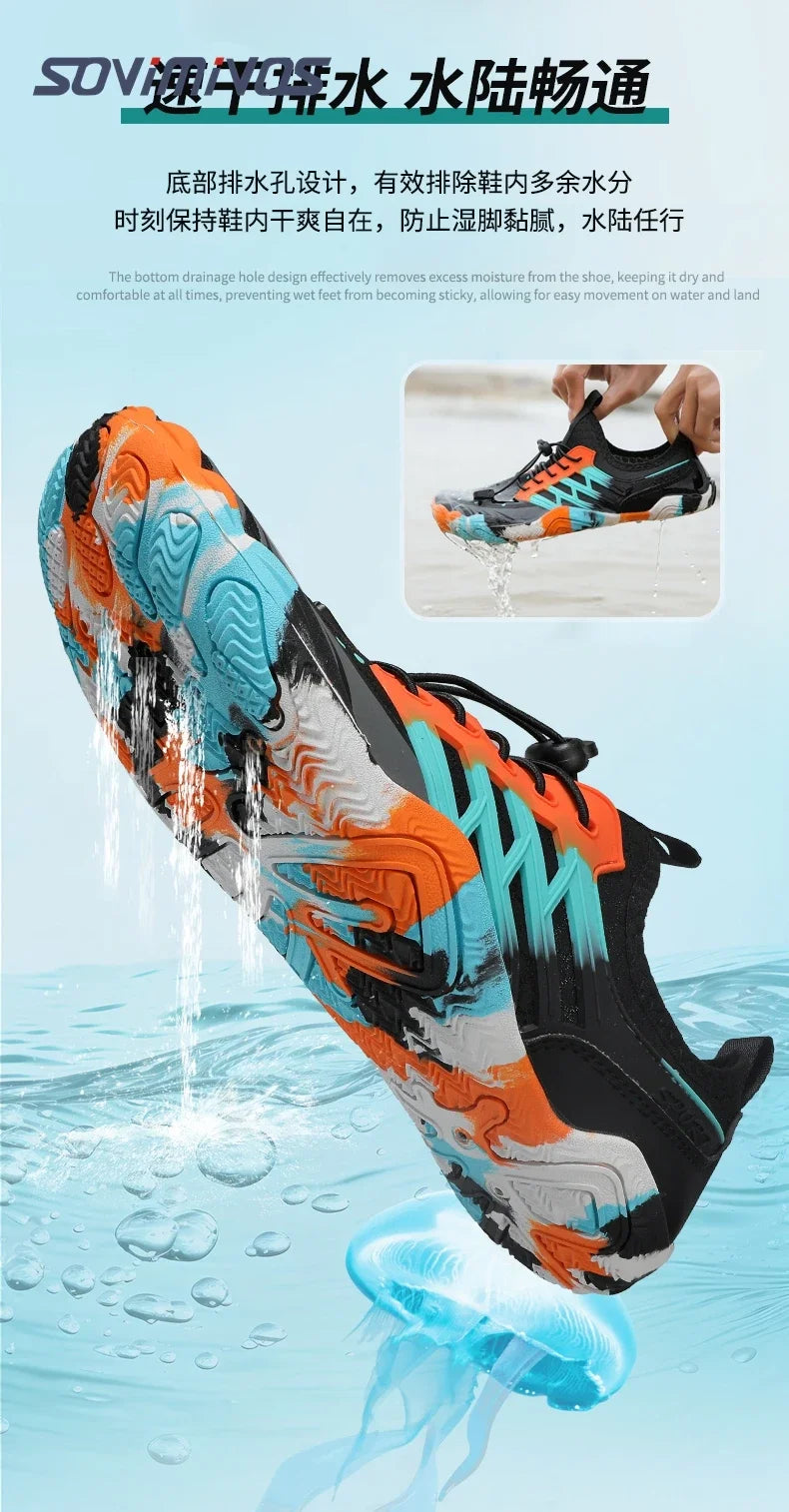 Men's Cross-Trainer | Barefoot & Minimalist Shoe | Zero Drop Sole | Wide Toe Box Women Upstream Swimming Shoes Beach Slippers