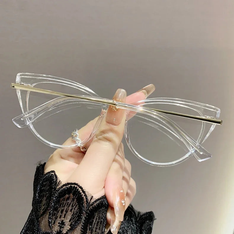 Stylish Cat Eye Myopia Glasses | Anti Blue Light Protection