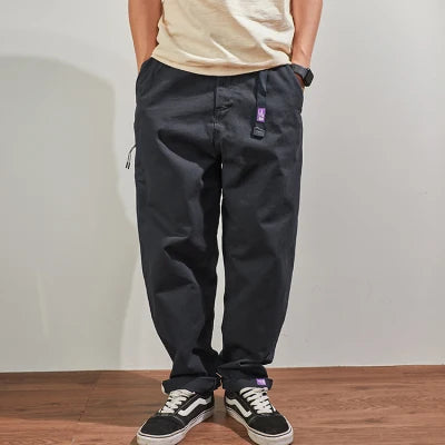 Men's Casual Tapered Cotton Cargo Pants | Stylish and Comfortable