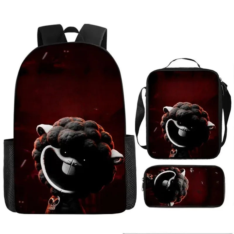 3-Piece Horror-Themed Backpack Set | Unique School Essentials