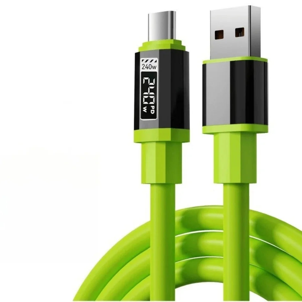 240W USB-C Super Fast Charging Cable | Quick Charge Cord