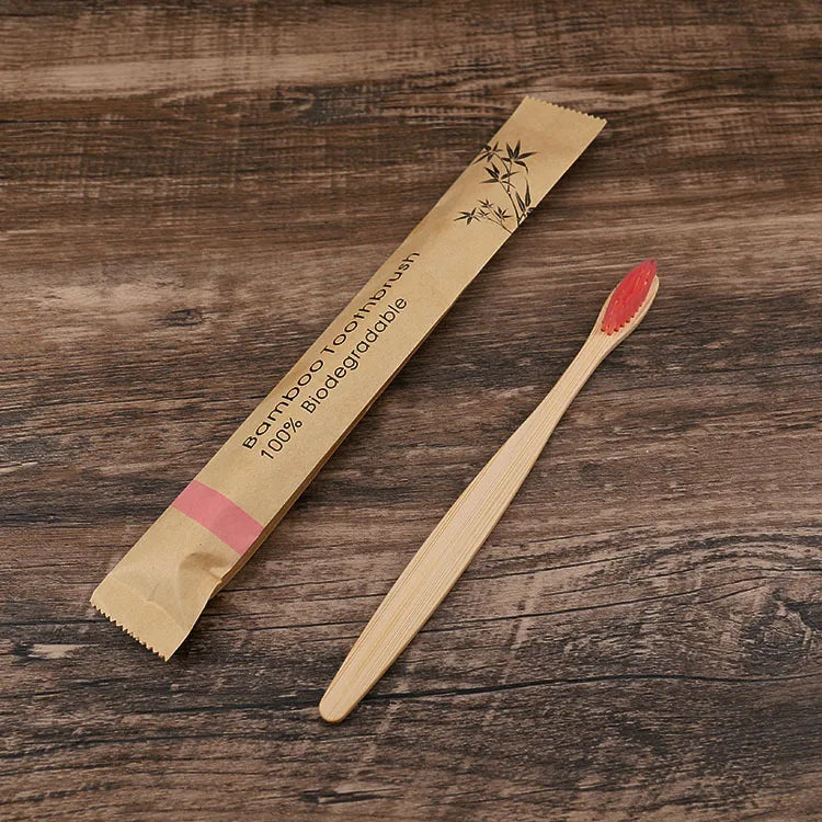 Eco-Friendly Bamboo Toothbrushes - Sustainable Oral Care Set