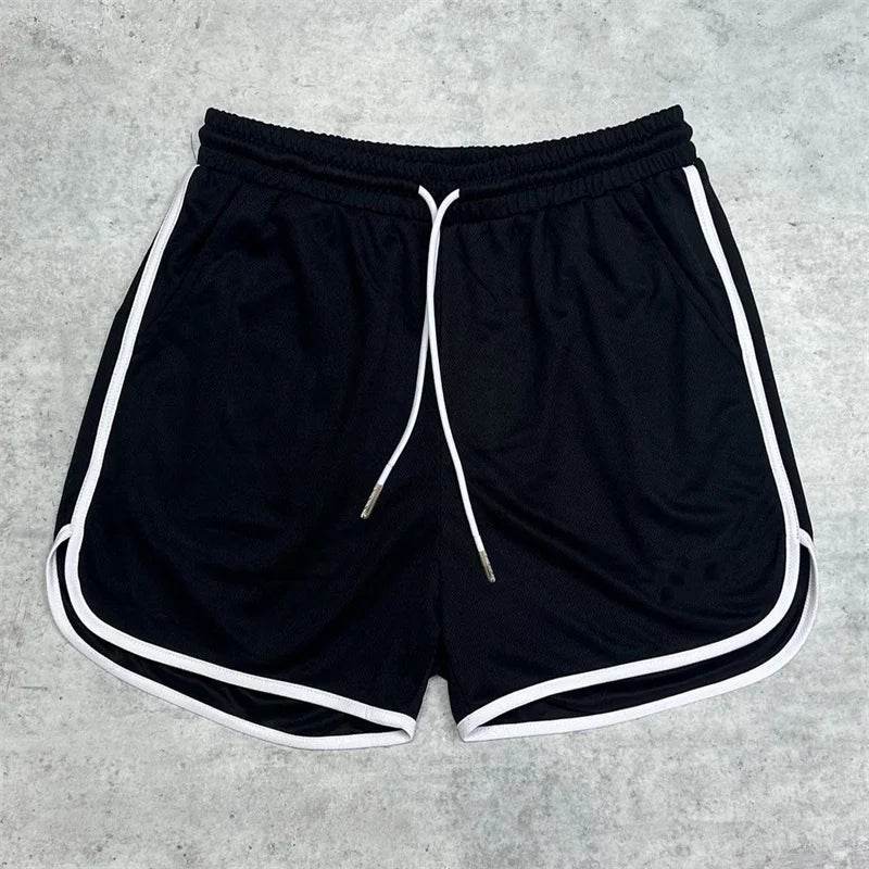 Men's Quick Drying Breathable Mesh Fitness Shorts for Summer