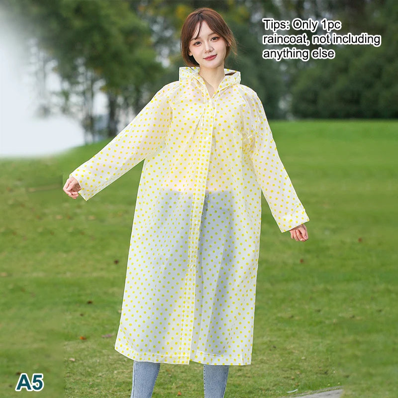 Lightweight Leopard Print Rain Poncho | Packable & Windproof