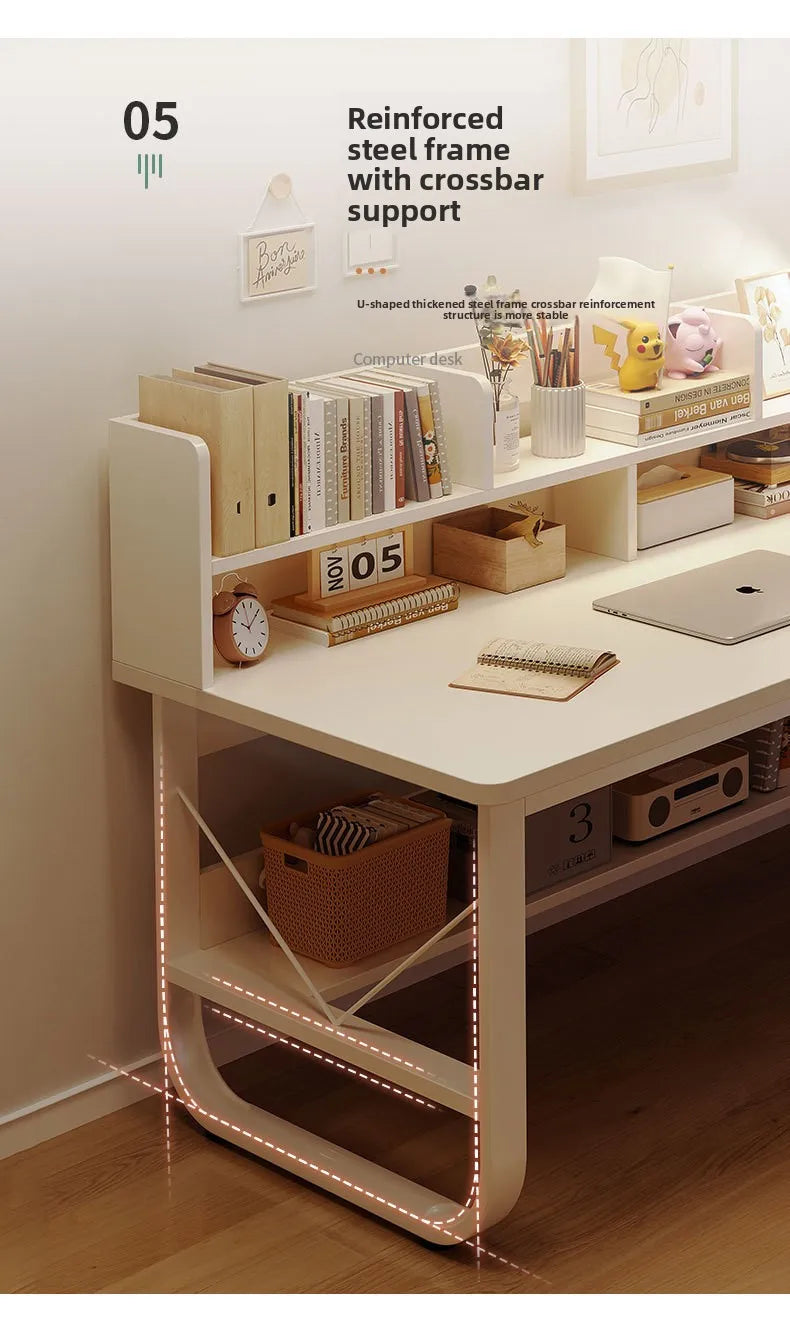 Simple and Stylish Desktop Computer Desk for Home Office
