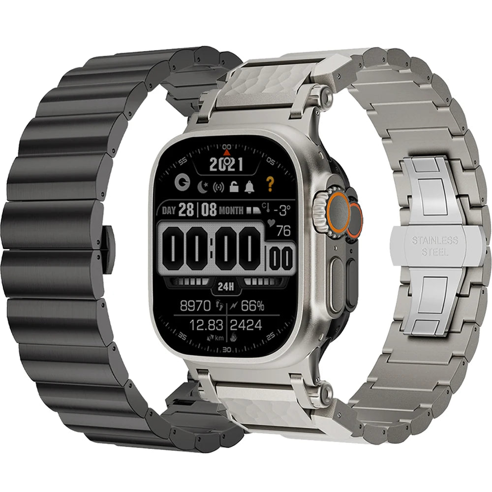 Luxury Men's Titanium Bracelet | Elegant Link Band for Style