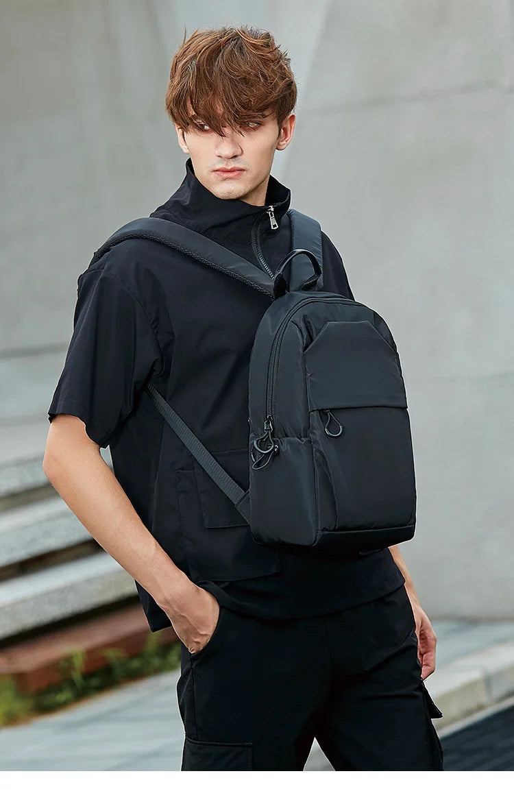 Stylish Small Men's Backpack for School & Outdoor Adventures