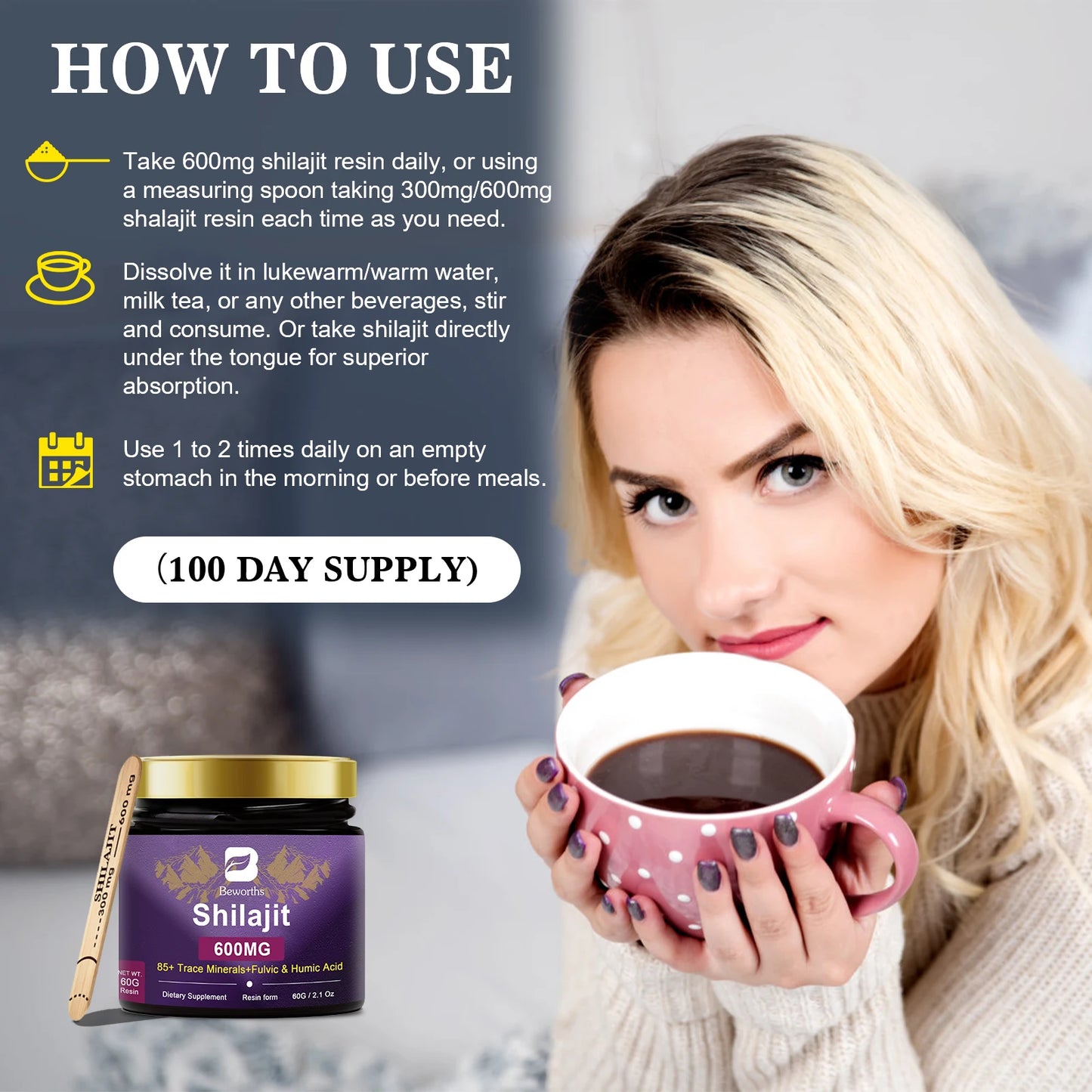 Pure Himalayan Shilajit Resin - Natural Energy Supplement