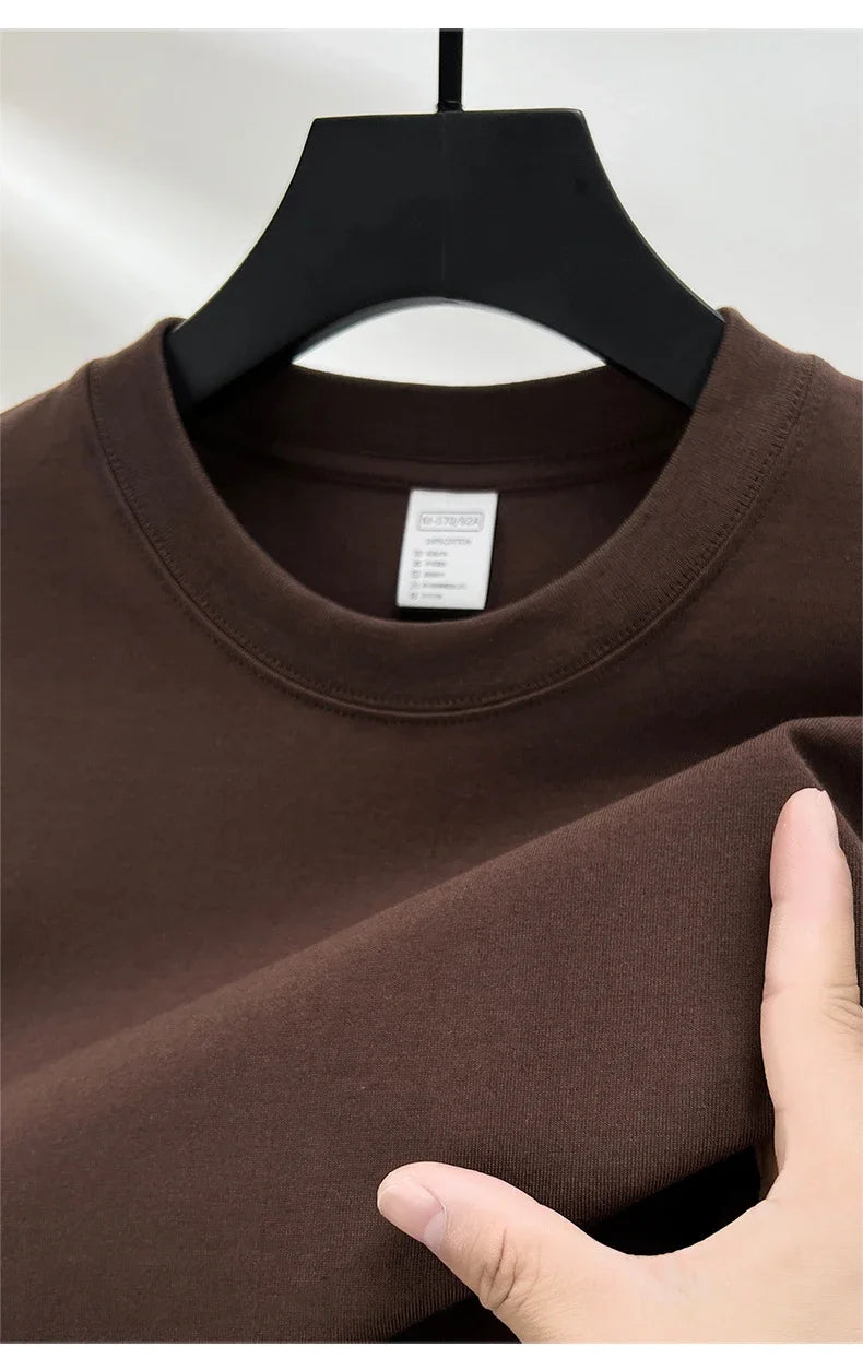 Men's Breathable Cotton Summer T-Shirt | Fashionable Short Sleeve Top