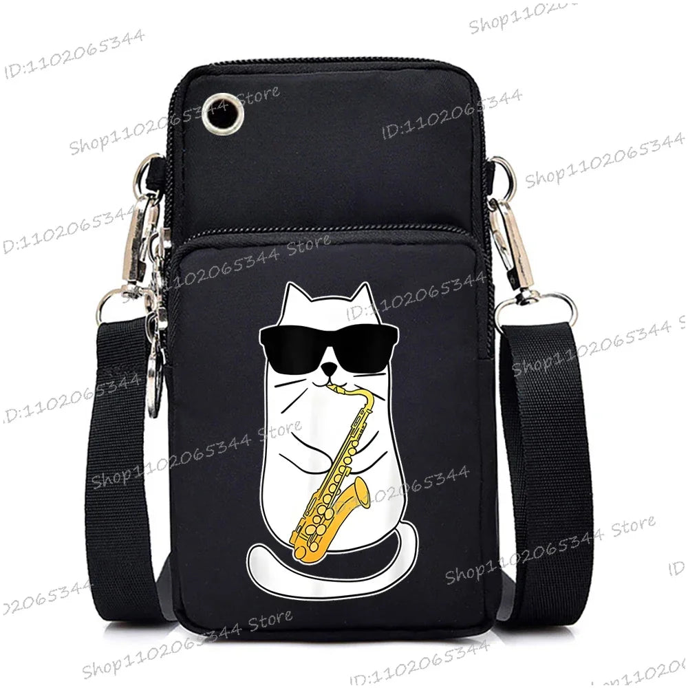 Cartoon Cat Crossbody Bag | Cute Women's Anime Shoulder Purse
