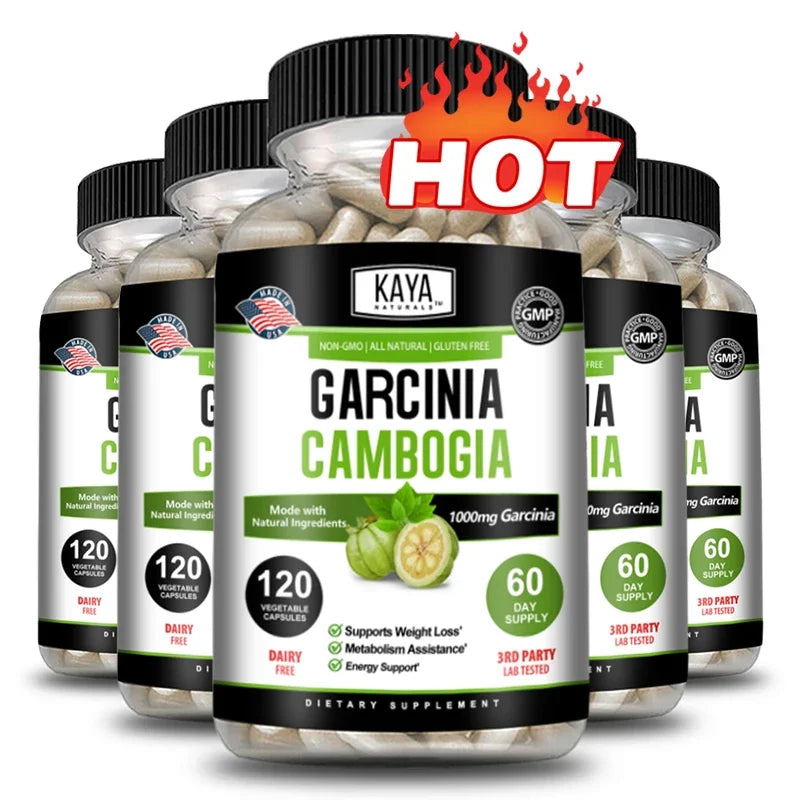 Garcinia Cambogia Extract Capsules | Natural Appetite Suppressant