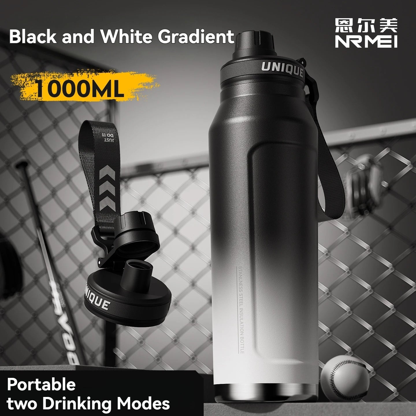 1L Insulated Stainless Steel Water Bottle | Vacuum Flask for Outdoors