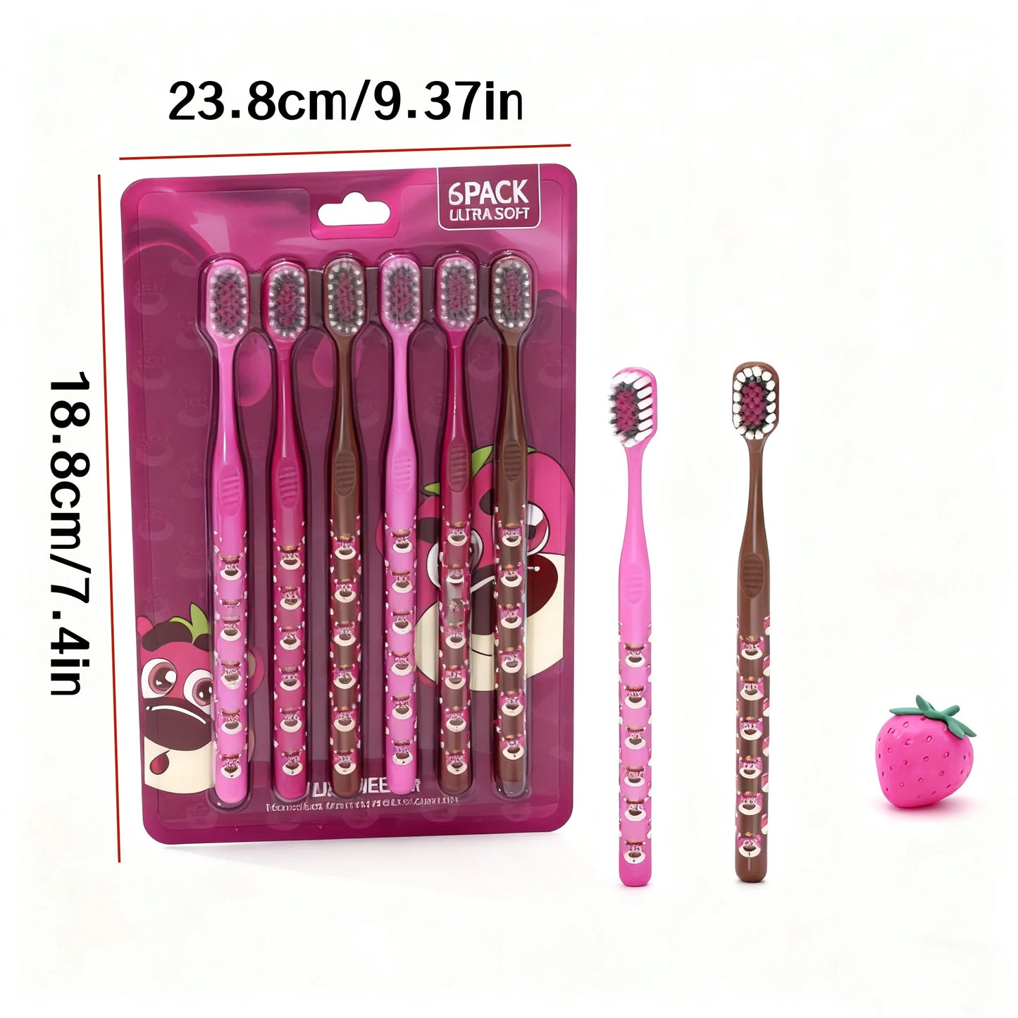 Colorful Soft Bristle Toothbrush Set for Adults | Perfect Gift Idea