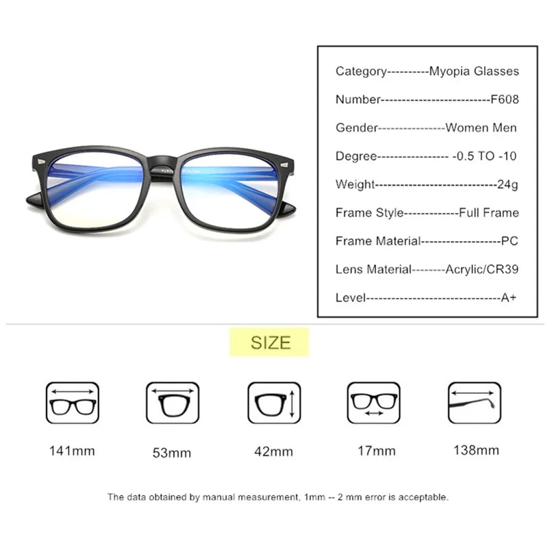 Gafas de sol retro de montura cuadrada con protección contra la luz azul y estilo