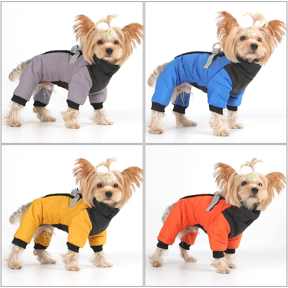 Waterproof Dog Jumpsuit Coat | Warm Winter Clothing for Pets