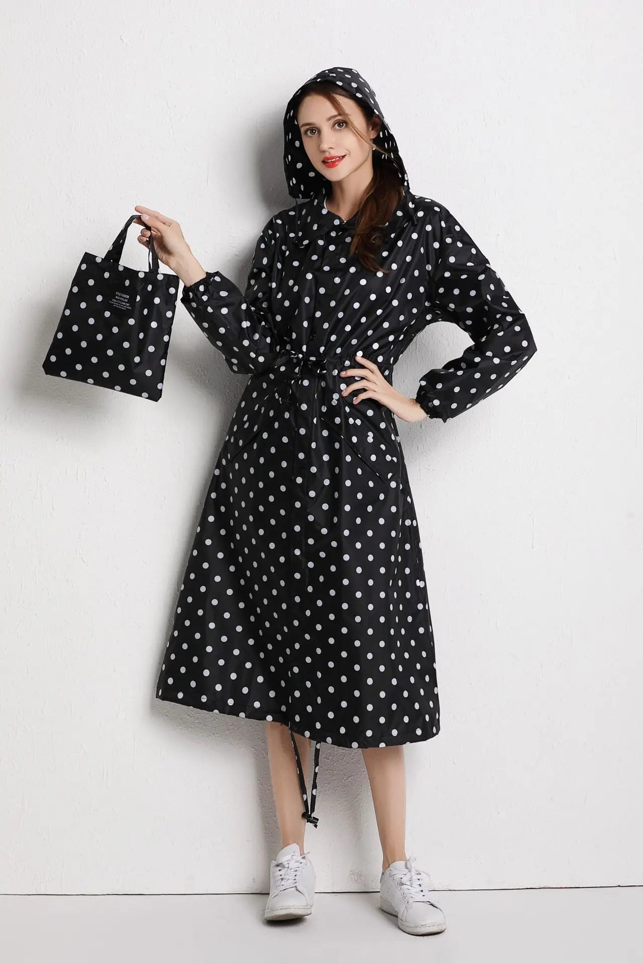 Breathable Waterproof Long Rain Coat Poncho for All Weather