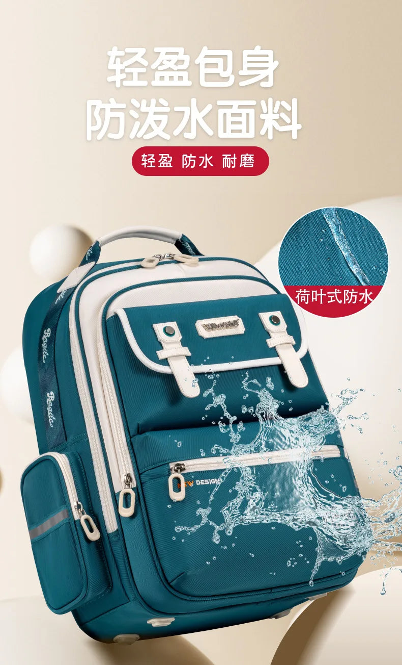 Kids Ergonomic Backpack with Spine Protection | Cloud-Design School Bag