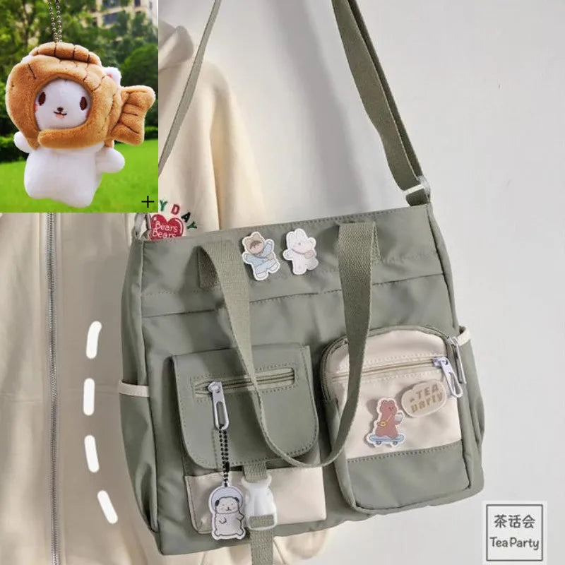 Versatile Nylon Waterproof Women's Shoulder Bag | Stylish Crossbody Satchel