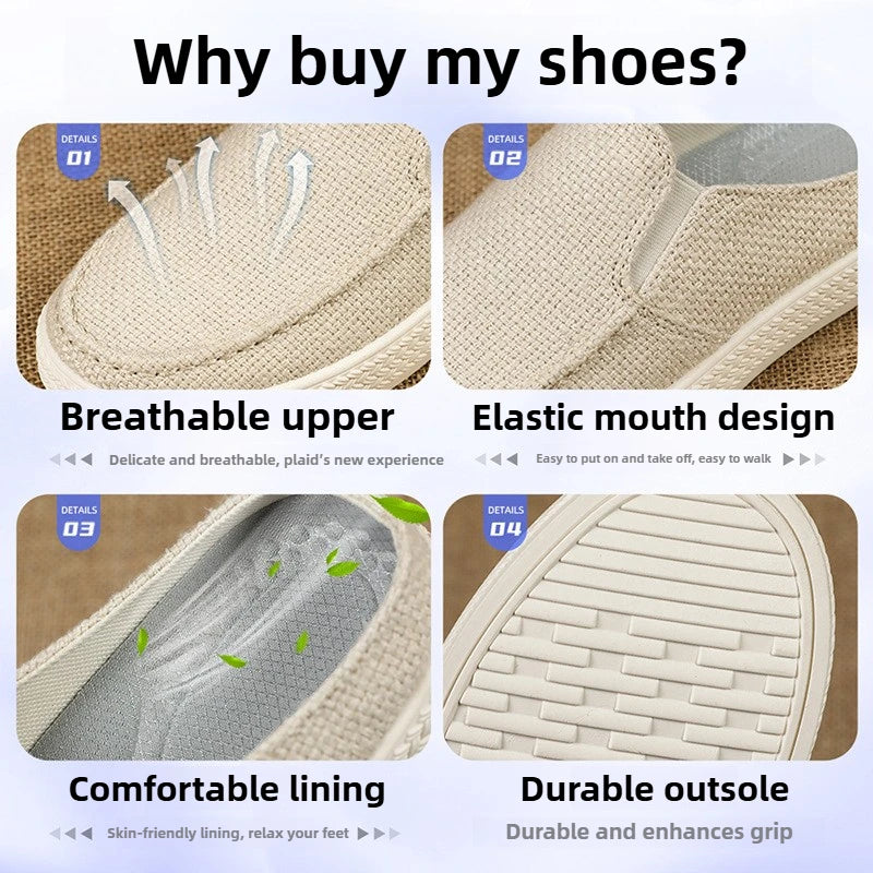 Men's Summer Breathable Half Slippers | Comfortable Casual Shoes