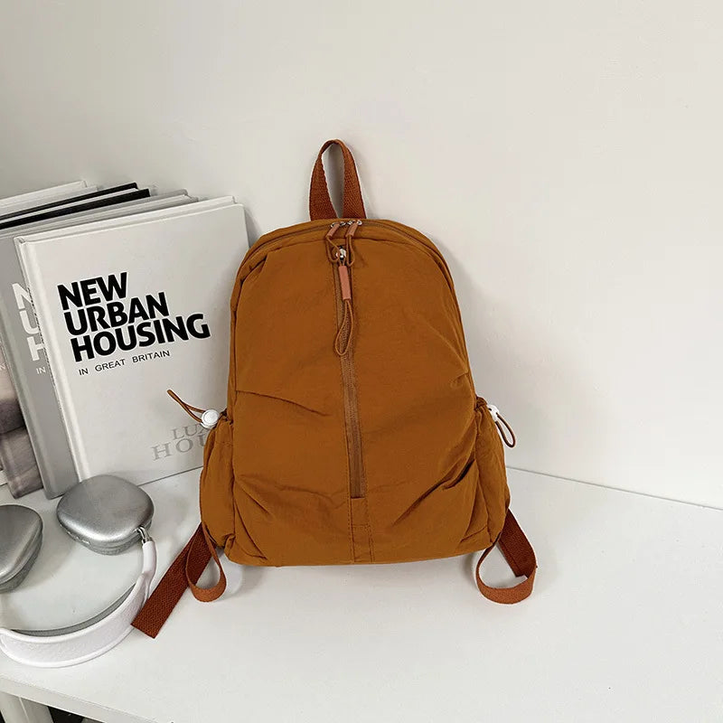 Lightweight Macaron Color Oxford Backpack for Women | Casual Chic bag