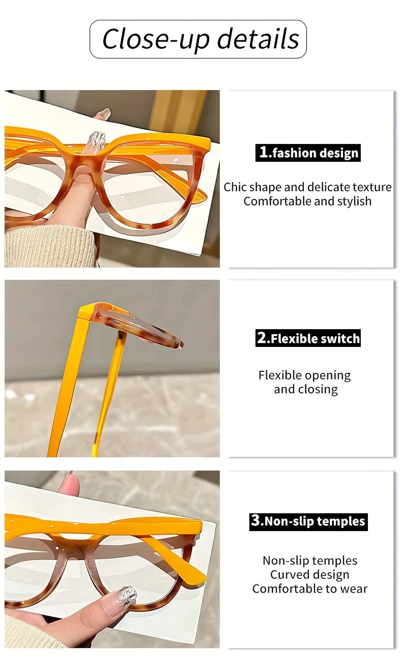 Elegant Cat Eye Glasses for Women | Vintage Gradient Style 2026