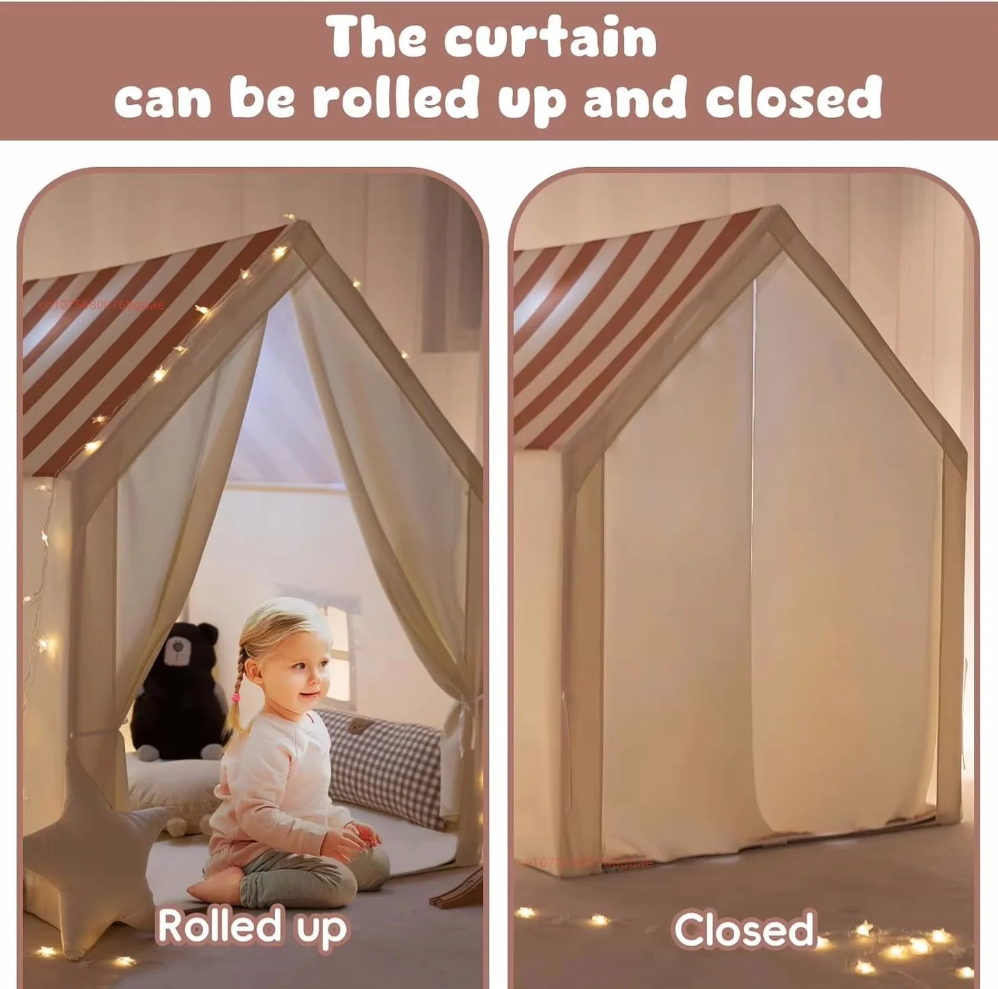 Large Kids Play Tent | Fun Indoor & Outdoor Playhouse for Toddlers