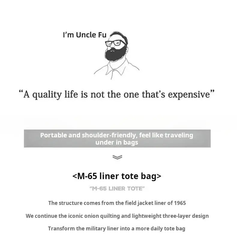 Men's Vintage Military Style Tote Bag | Large Capacity Shoulder Bag