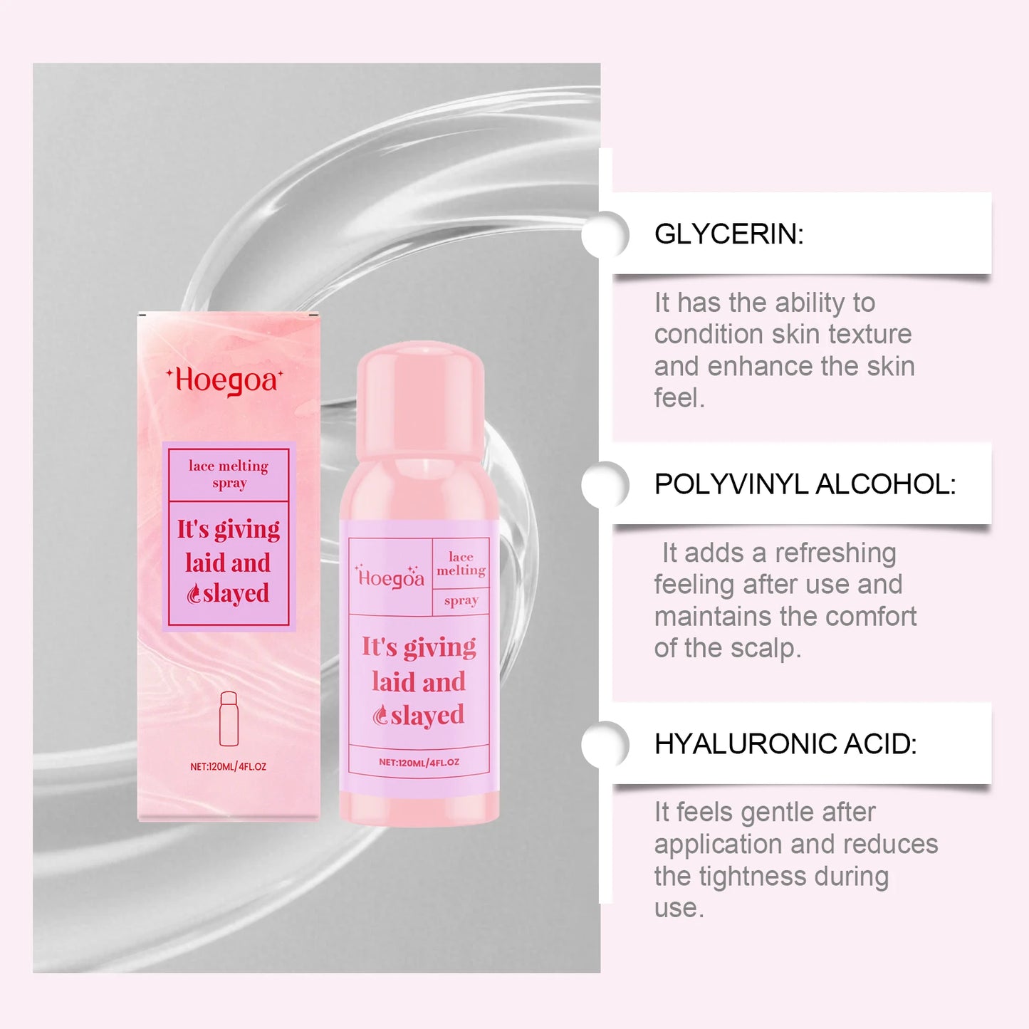 Invisible Hold Wig Adhesive Spray | Lightweight & Long-Lasting Care