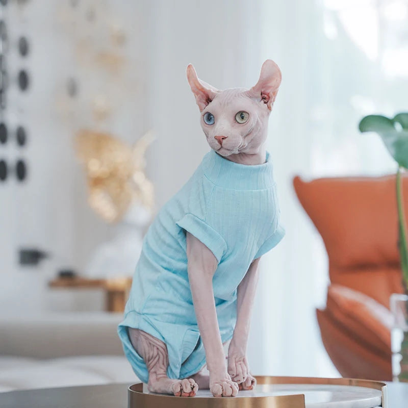 Soft All Season Pajamas for Sphynx Cats | Comfortable Cat Vest