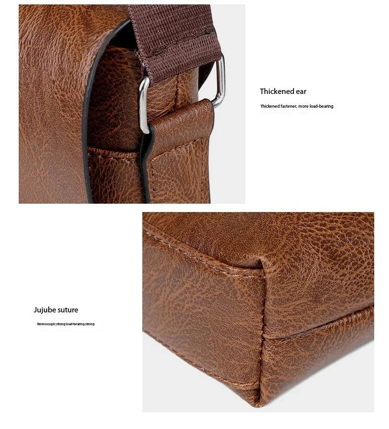 Stylish PU Leather Business Shoulder Bag | Ideal for Professionals