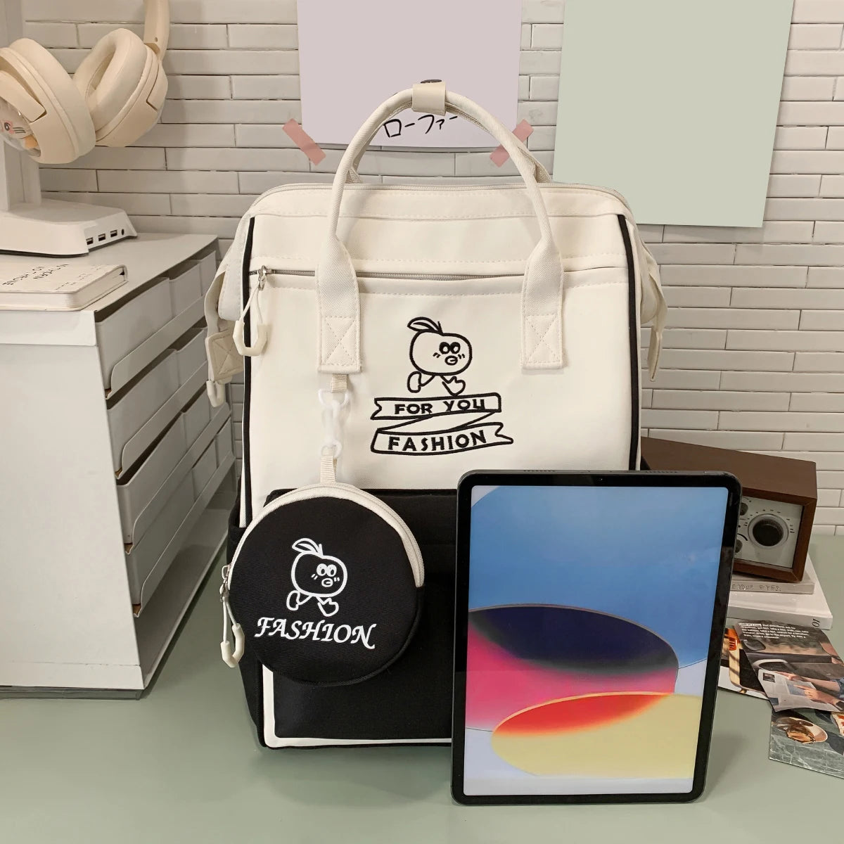 Large-Capacity College Backpack | Stylish & Functional Design