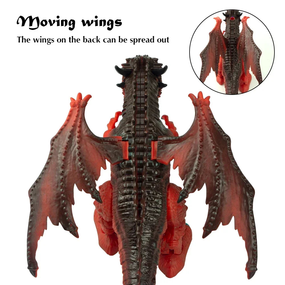 Remote Control Dinosaur Toy | Interactive LED Lights & Sounds