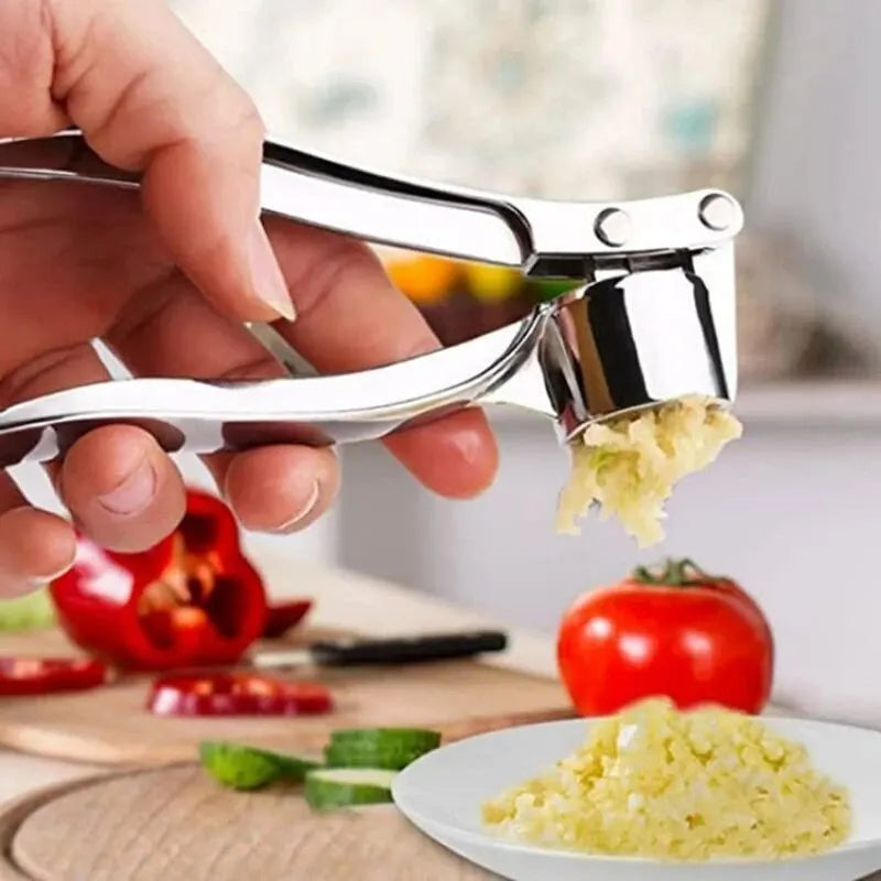 Multifunctional Garlic Press | Durable Stainless Steel Kitchen Tool